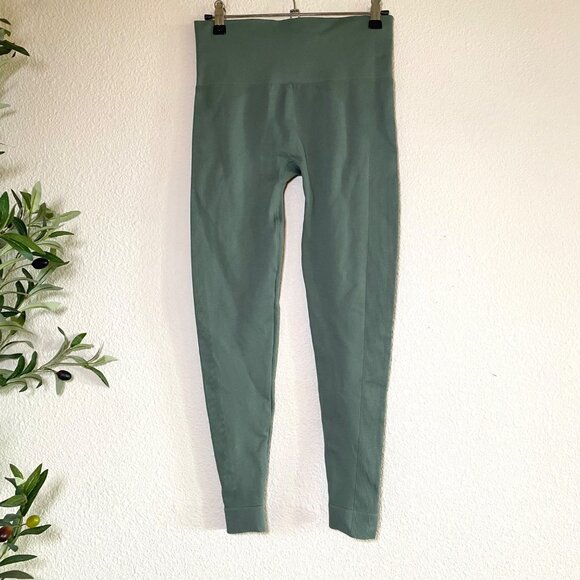 Setactive Sculptflex Seamless High Rise Leggings Wave Green Medium - Picture 5 of 6